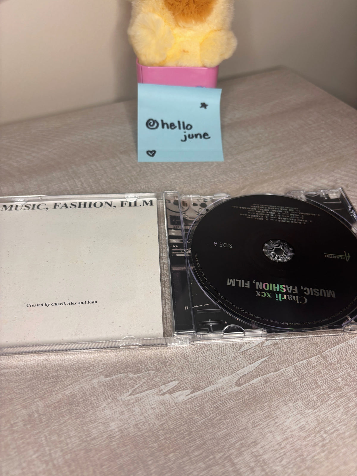 [SIGNED] Charli XCX – "Music, Fashion, Film" Limited Edition CD