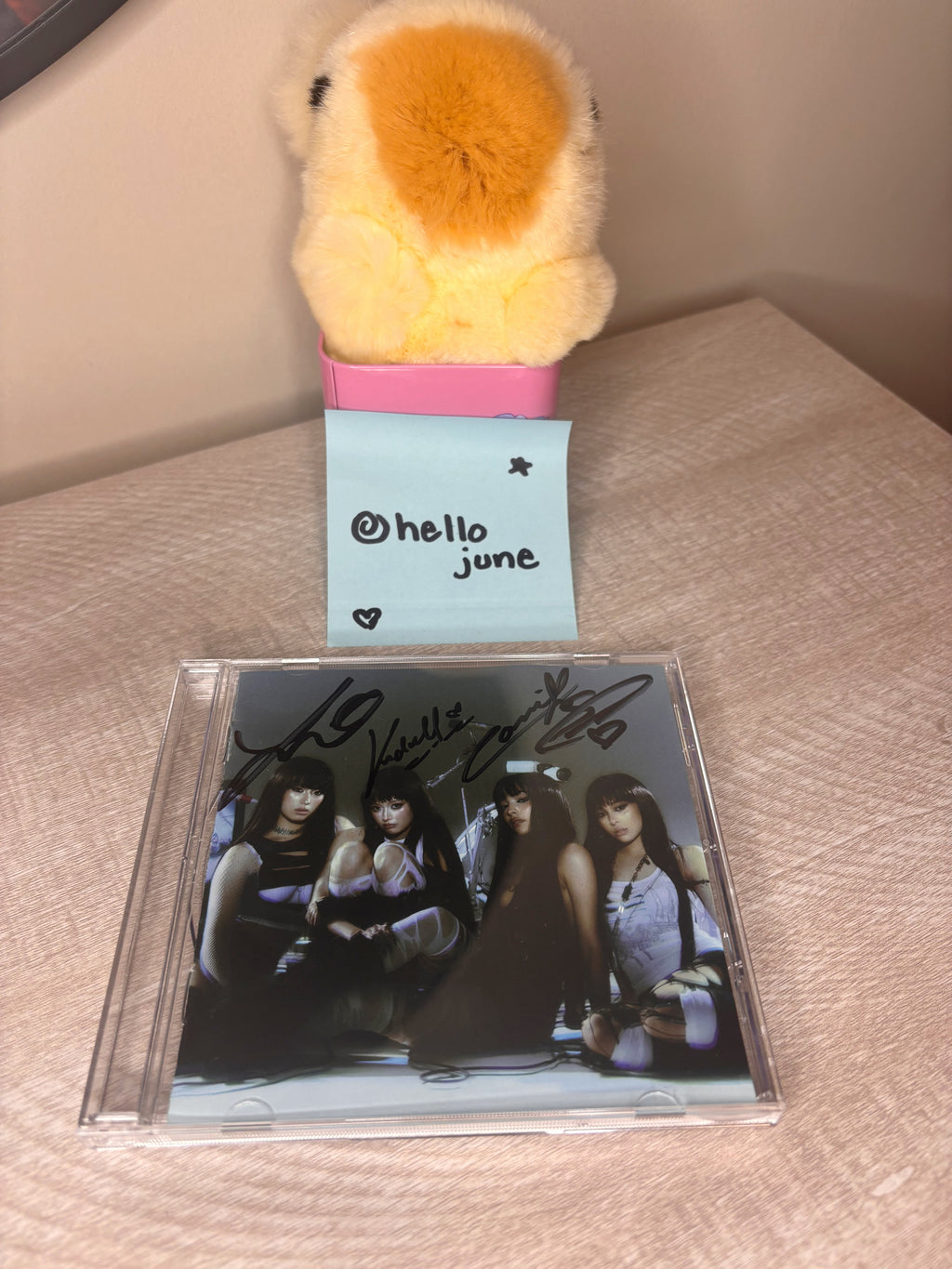 [SIGNED] GIRLSET — "CHAT" Single CD