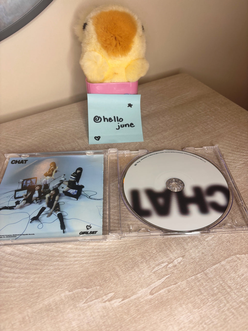 [SIGNED] GIRLSET — "CHAT" Single CD
