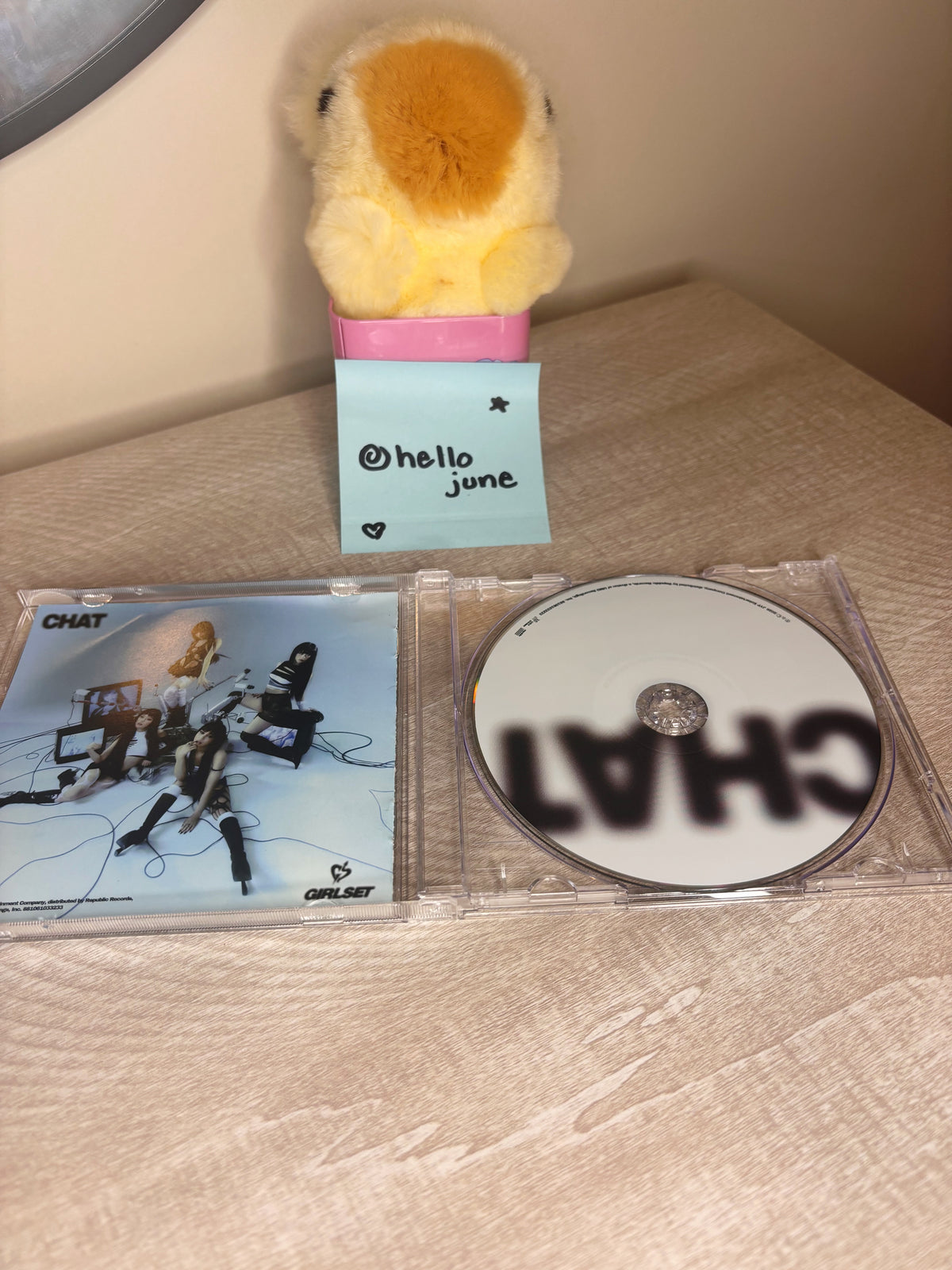 [SIGNED] GIRLSET — "CHAT" Single CD