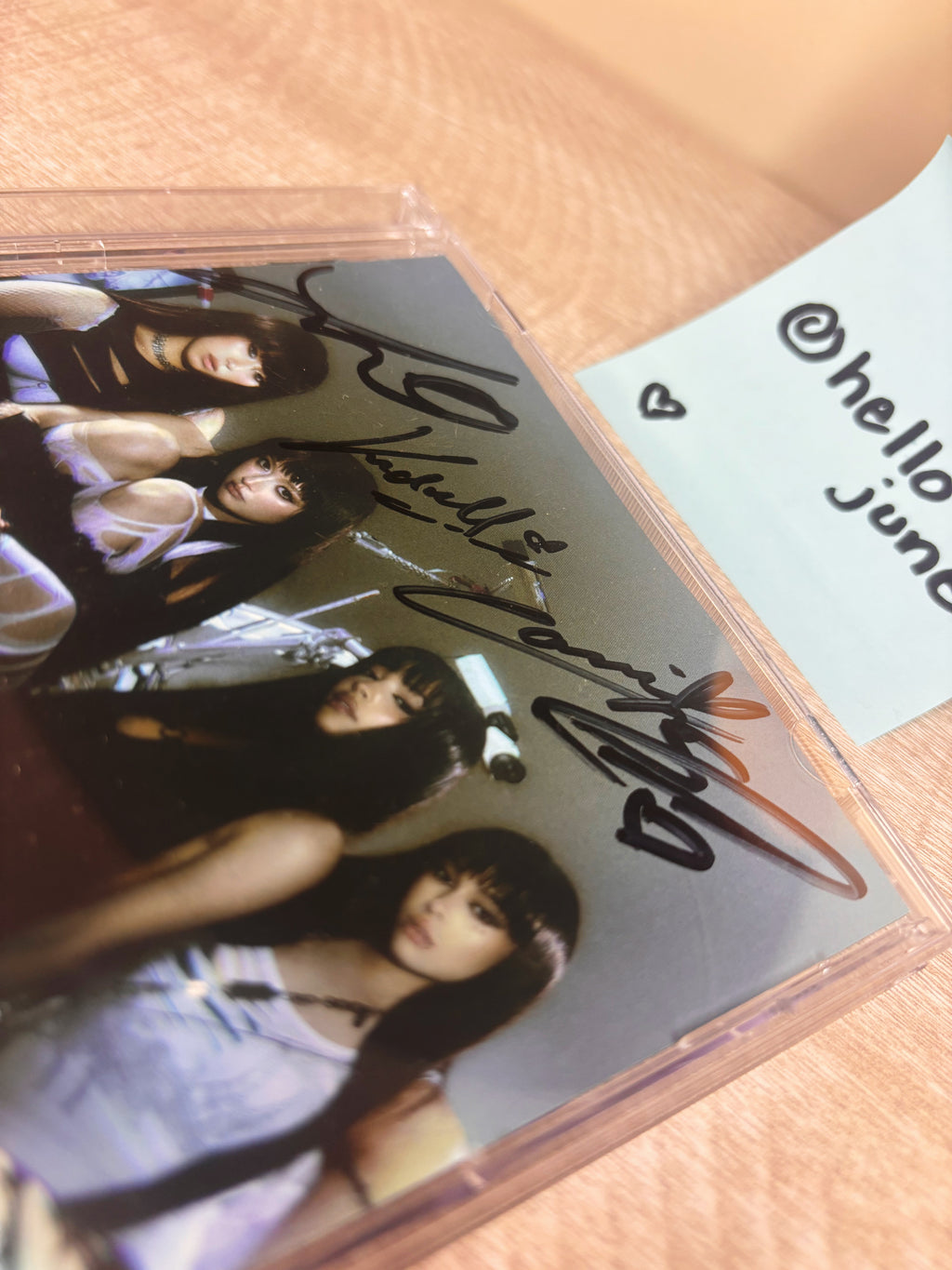 [SIGNED] GIRLSET — "CHAT" Single CD